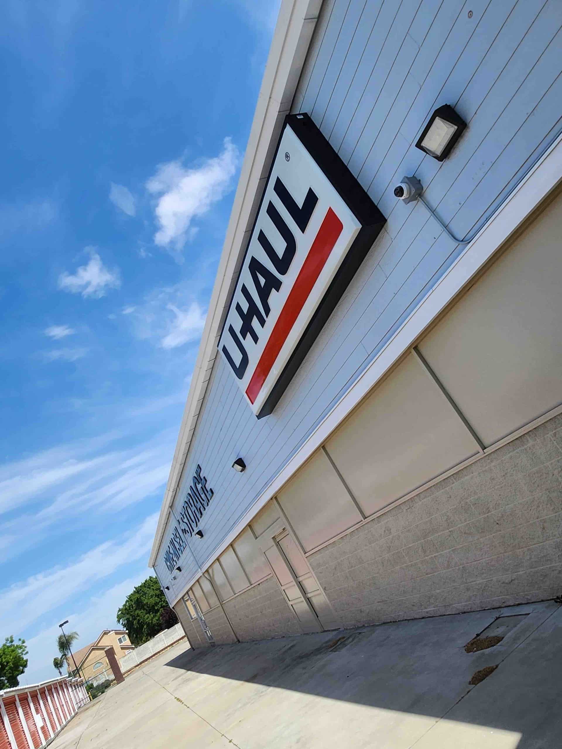 a sign on the side of a building