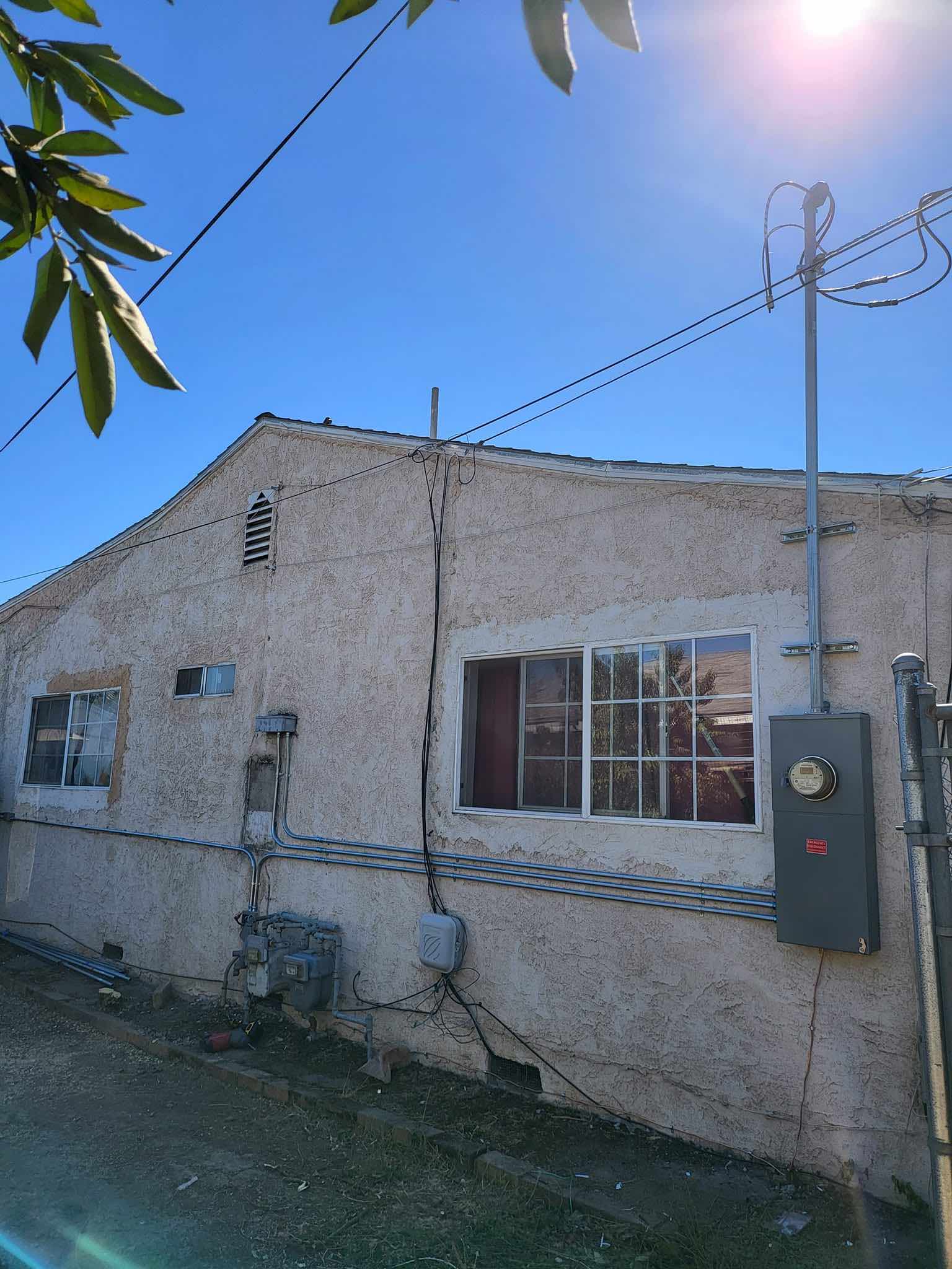 a sign on the side of a building